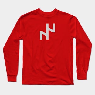 𐰤 - Letter N (v2) - Old Turkic Alphabet Long Sleeve T-Shirt